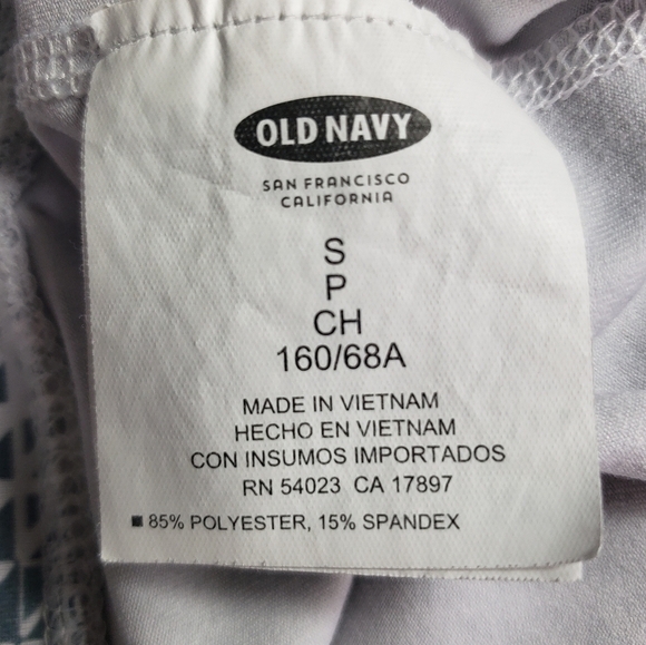 Old Navy Compression athletic leggings white gray - Picture 9 of 9